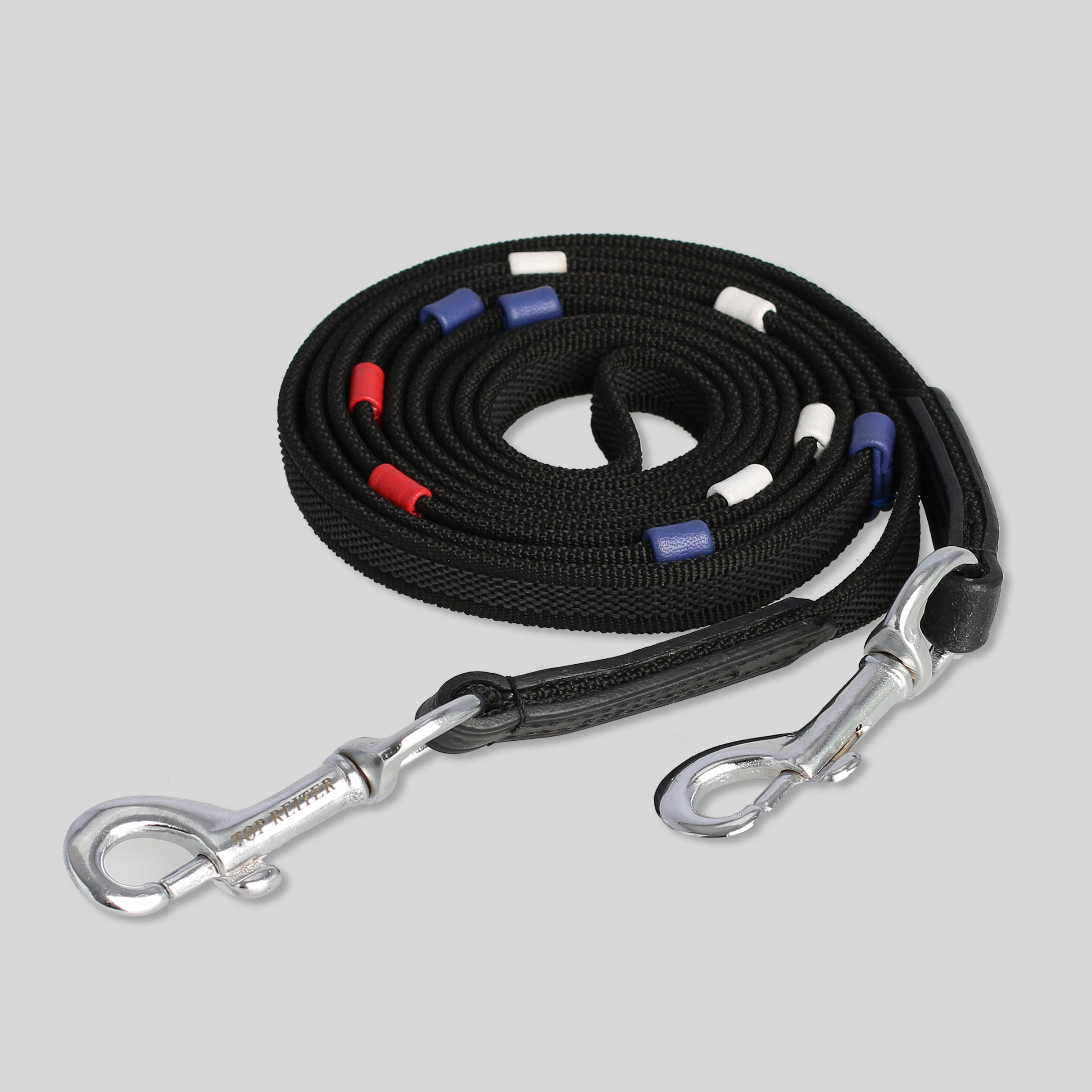 Rubber Reins with Strips